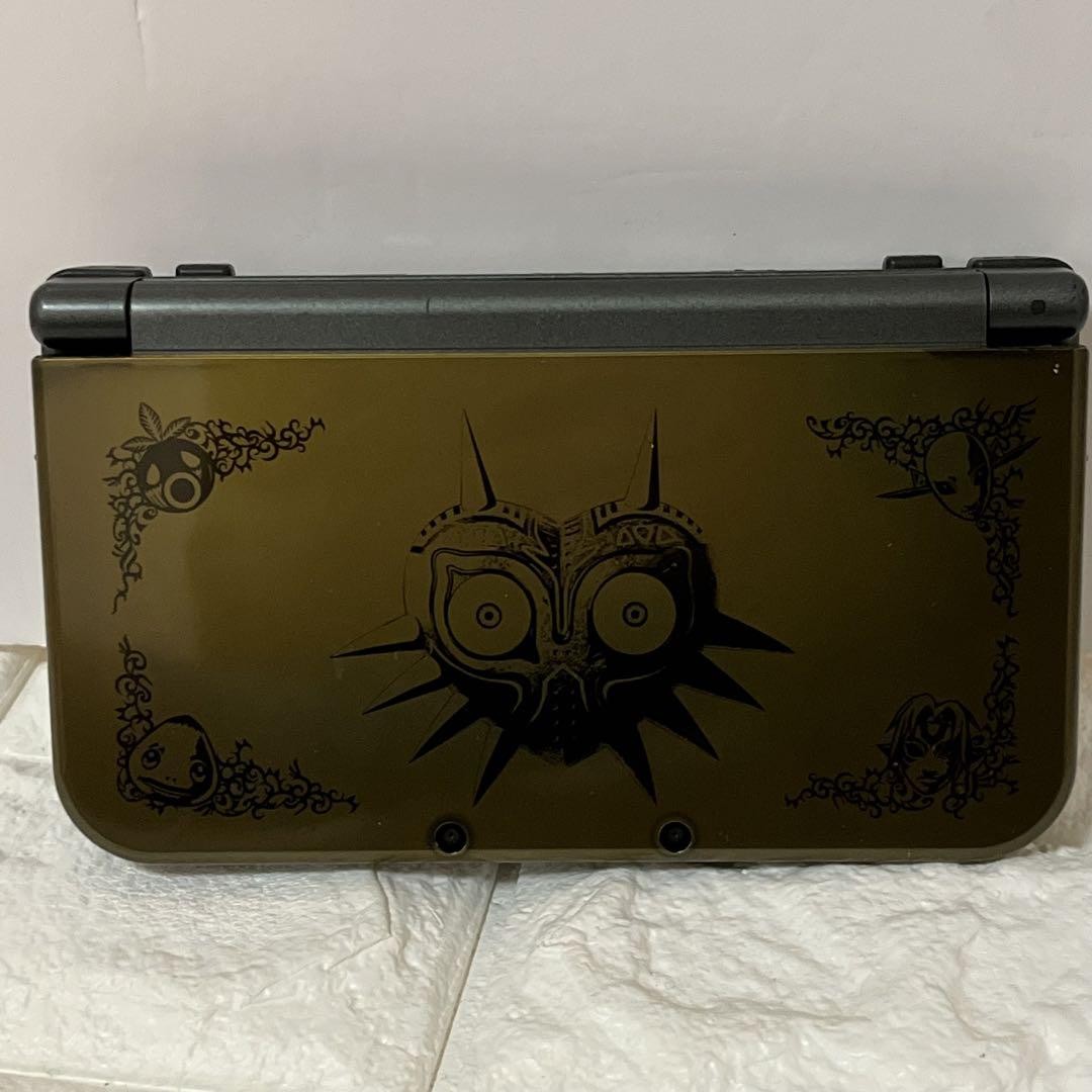 CONSOLE NEW NINTENDO 3DS LL Majora's Mask Edition Zelda Gold Testée ...