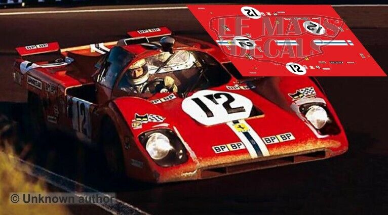 Miniature Ferrari 512 1/18 CMR M No.12 N.A.R.T. 24h Le Mans 1971 - Foto 9