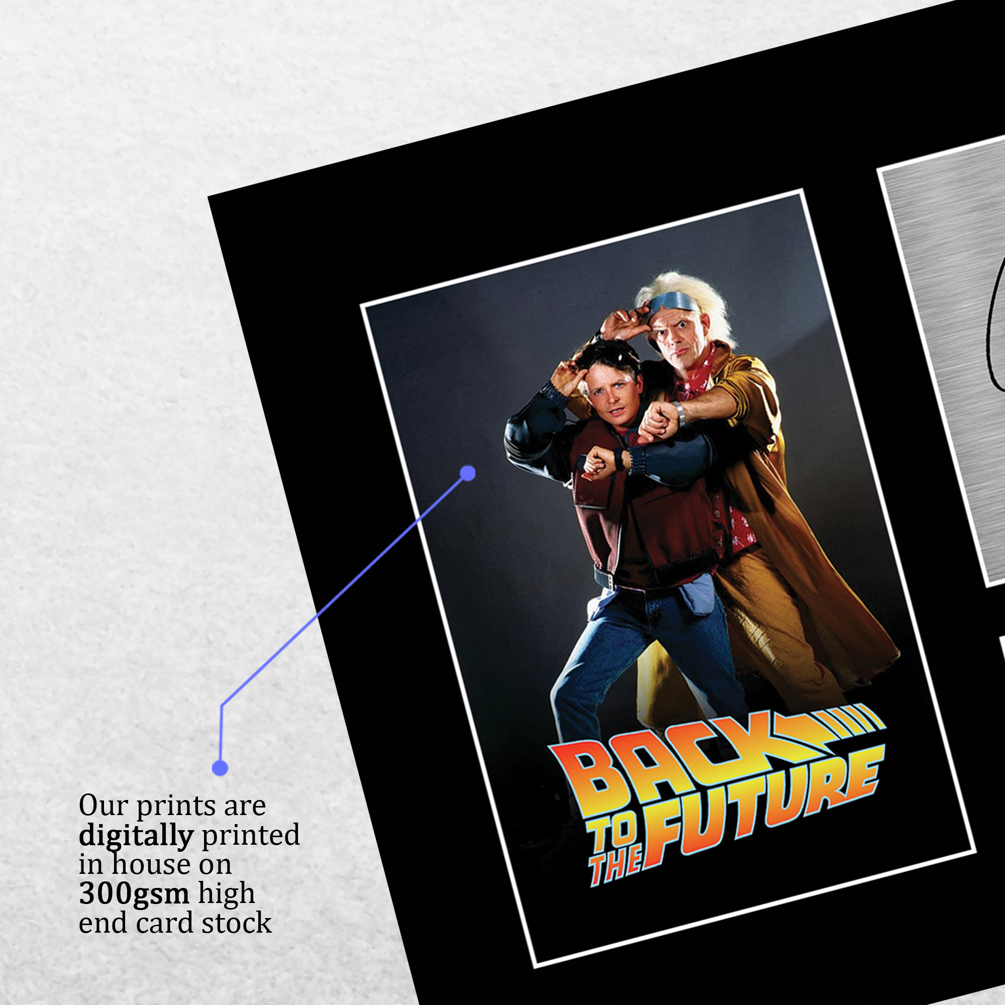 Regalo autógrafo firmado por Michael J. Fox estampado A4 para un fanático de Regreso al Futuro - Imagen 5 de 24