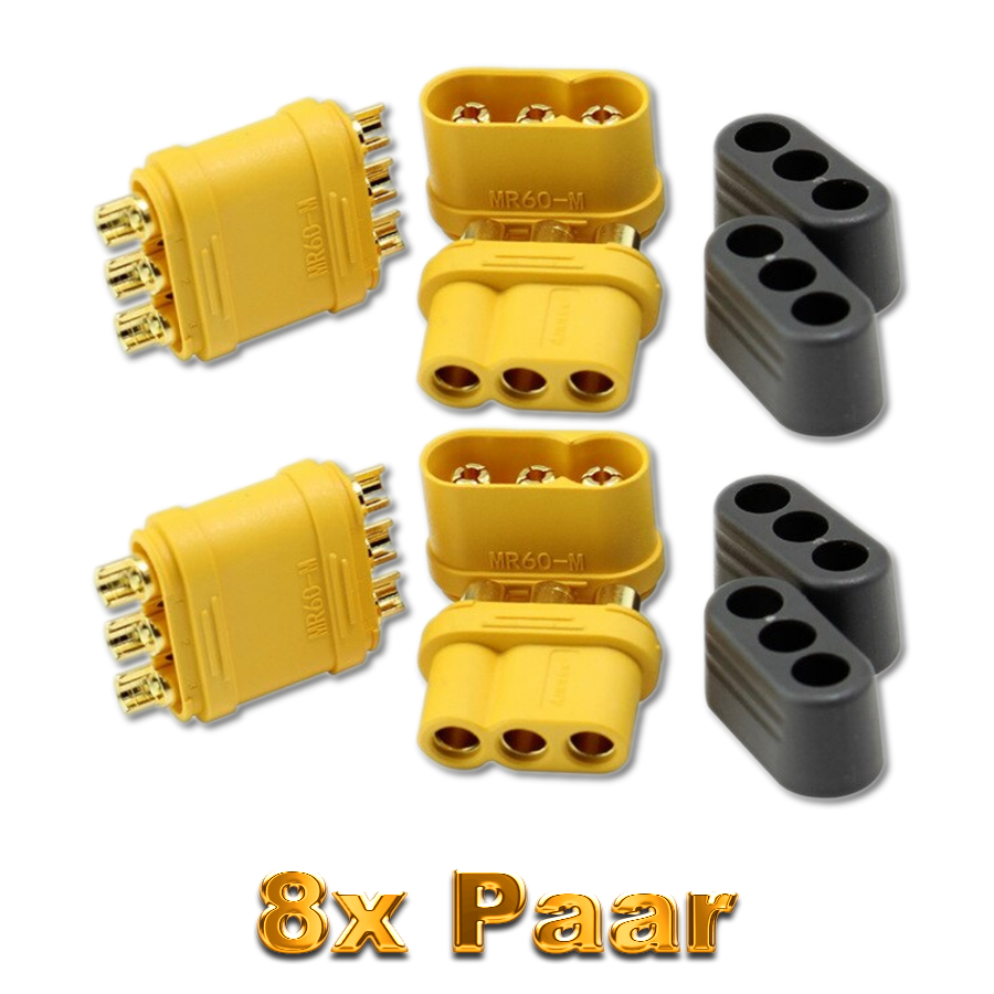 Connettori T Plug Deans 10 Paia Di Connettori A T Deans Per Batterie RC LiPo – Spinotti Maschio/femmina, 50A, Placcati In Oro Domestic Girlfriend 11 - Foto 3