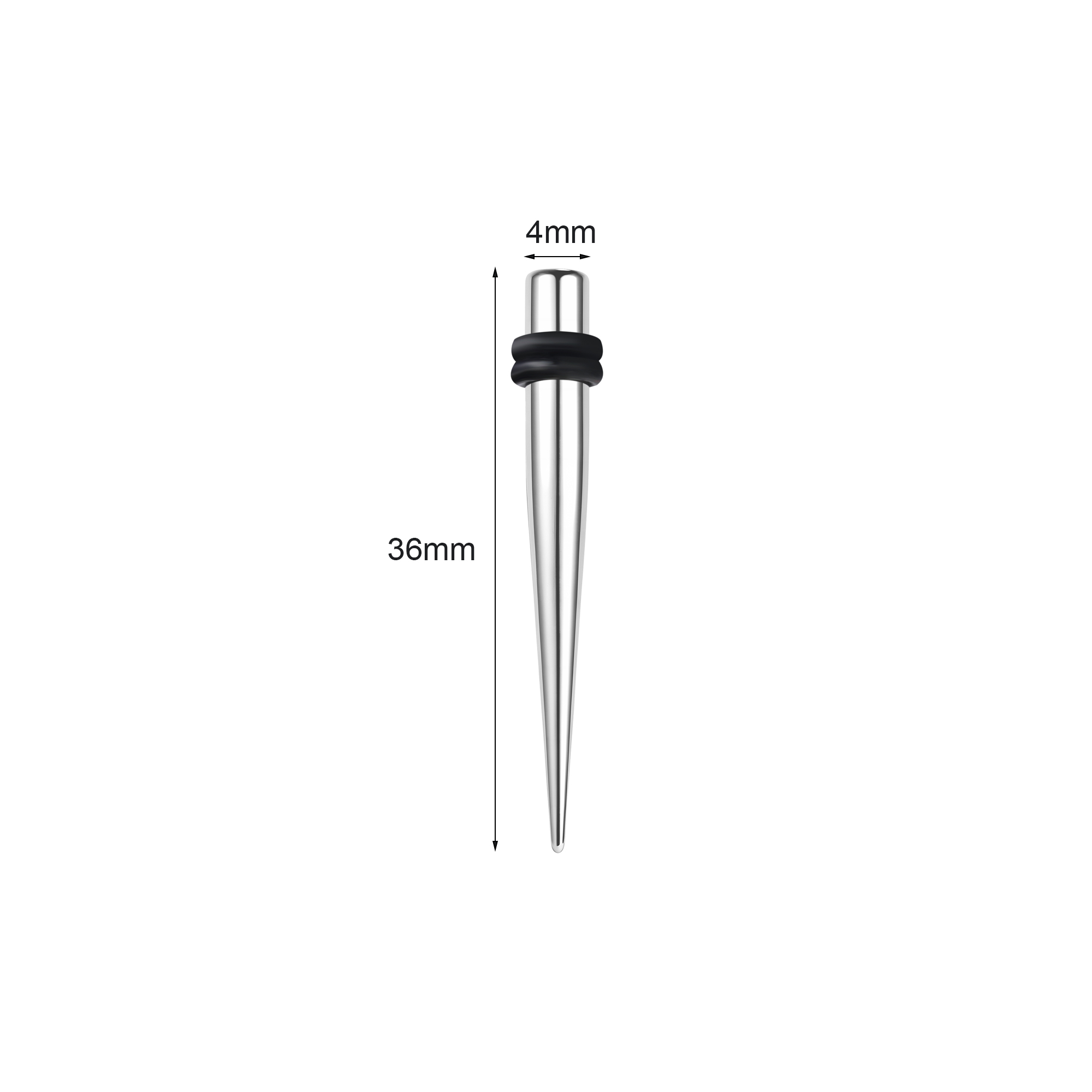 1 Pair Ear Stretchers Tapers Expanders Stainless Steel Ear Plug Gauge Piercings - Picture 14 of 16