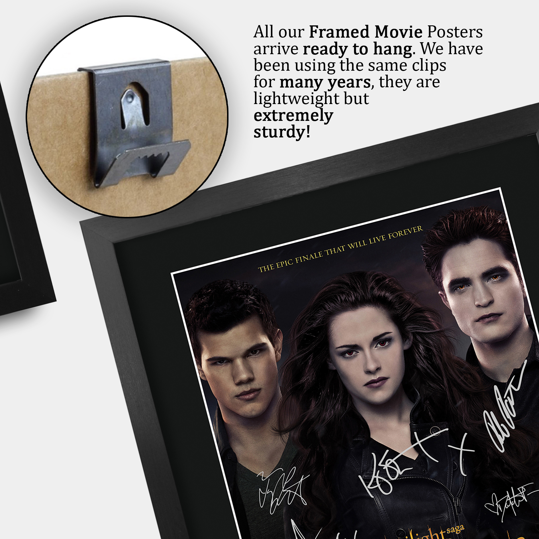 Crepúsculo Ideal Regalo Impreso Enmarcado Autógrafo Imagen para Películas Memorabilia Fans - Imagen 30 de 91