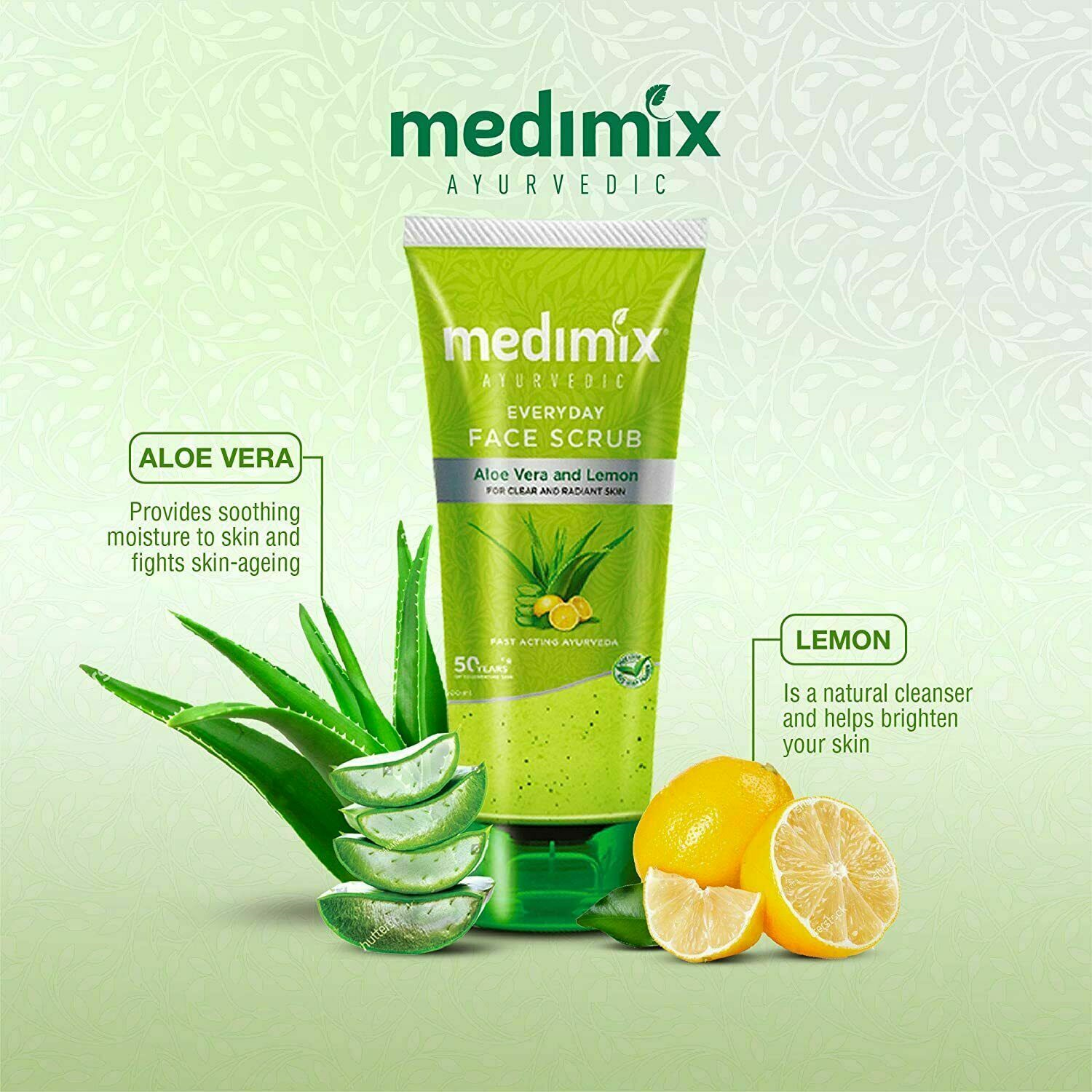 Nettoyant Visage Ayurvédique Medimix – Gel 100 Ml – Anti-boutons & éclat Naturel – Neuf