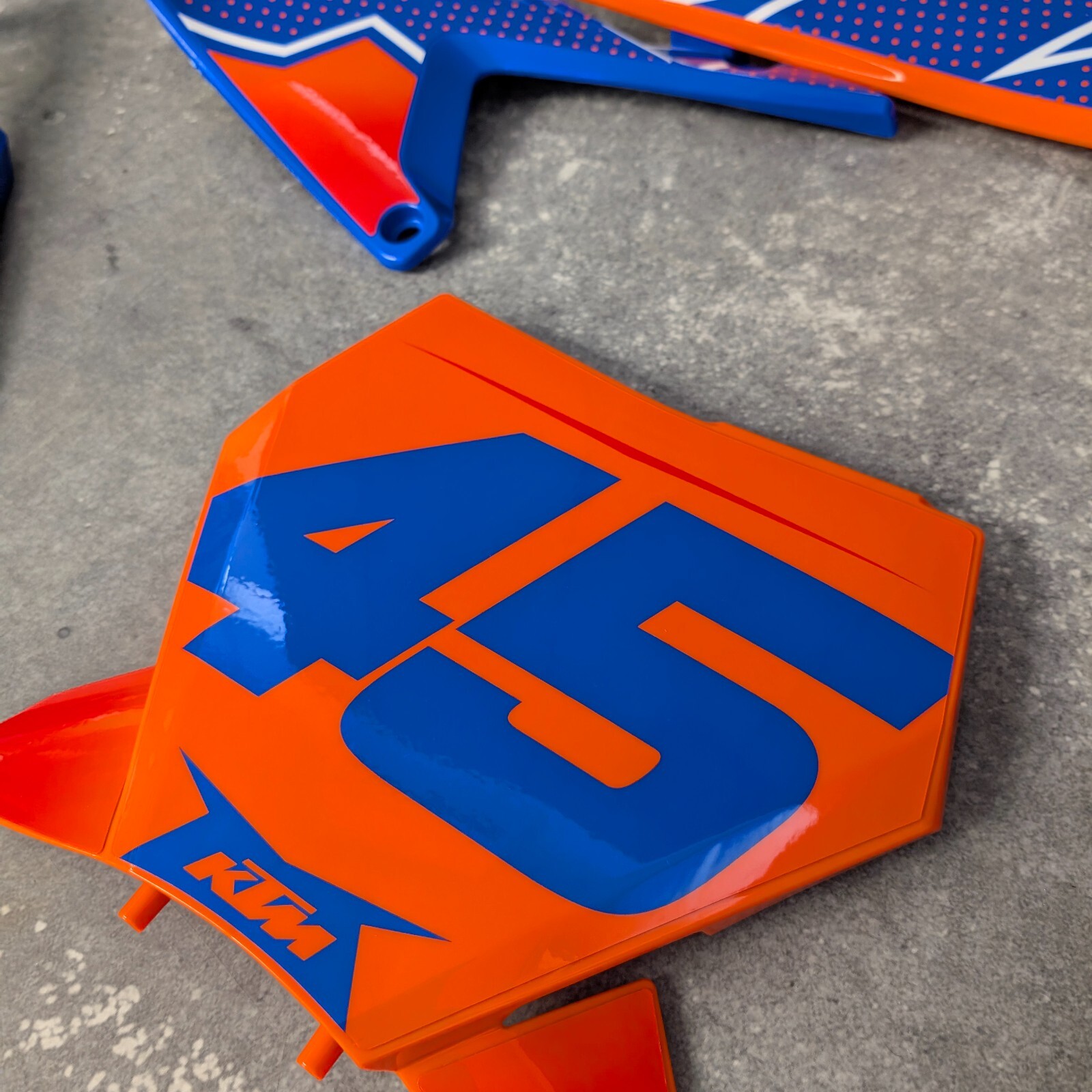Plastics + Graphics KTM 2023 2024 2025 SX SX-F XC XC-F Orange Blue Restyle