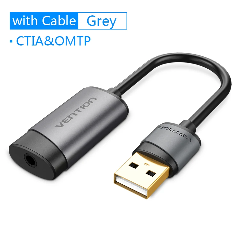 USB To 3.5mm AUDIO Jack AUX HEADPHONE Earphone ADAPTER Mic Sound Converter PC - Picture 13 of 13
