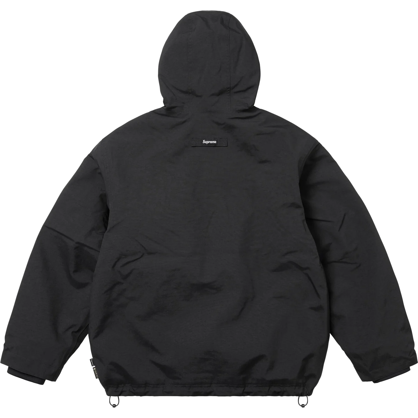 Supreme GORE-TEX Stripe Hooded Jacket Black Olive Pink