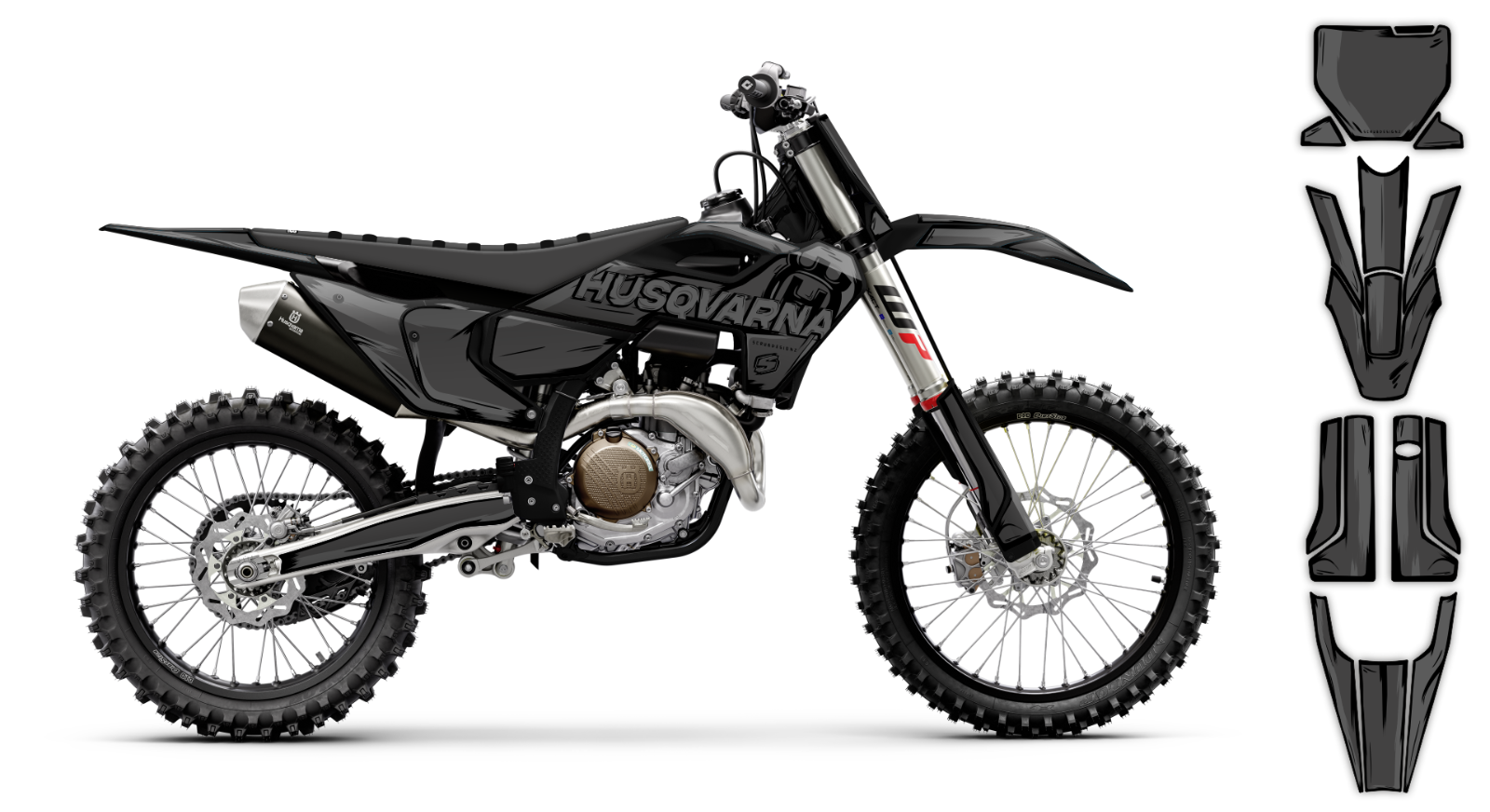 Husqvarna TC FC 2023 2024 - 125 250 350 450 Graphics Decals Stickers