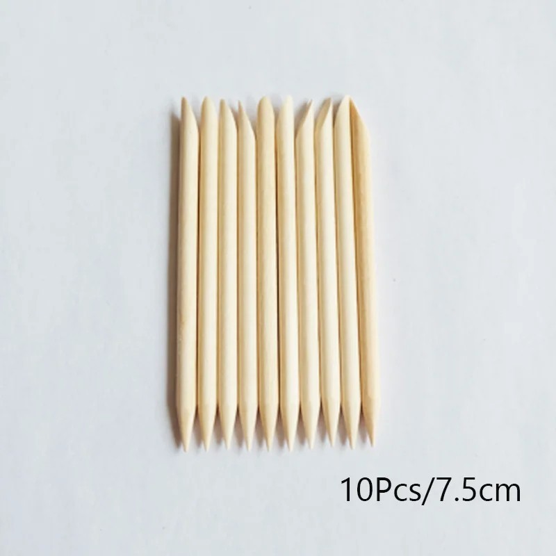 Orange Wood Sticks Nail Art Cuticle Pusher Tool Remover Many Options UK 10 – 500