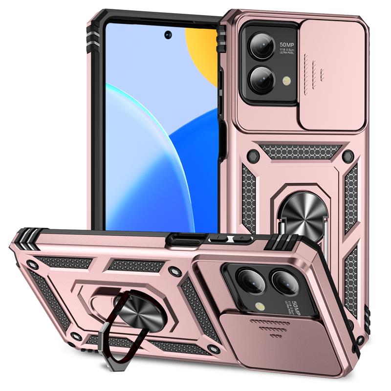 Funda a prueba de golpes con soporte de anillo para teléfono y cámara para Motorola Moto G Stylus 5G 2023 - Imagen 18 de 21