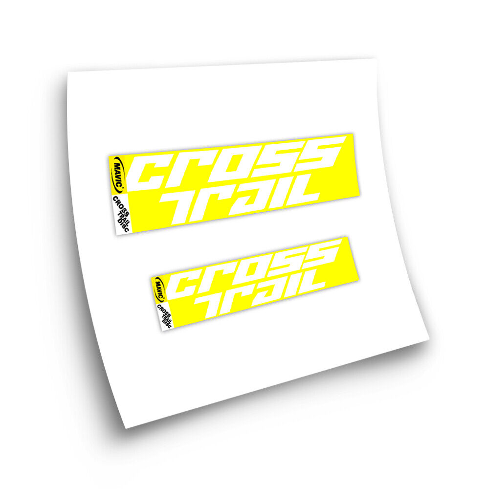 mavicステッカー専用品12枚セット艶なし白 STAR SAM® BIKE HUB STICKERS Mavic Cross Trail Disc White ADHESIVES