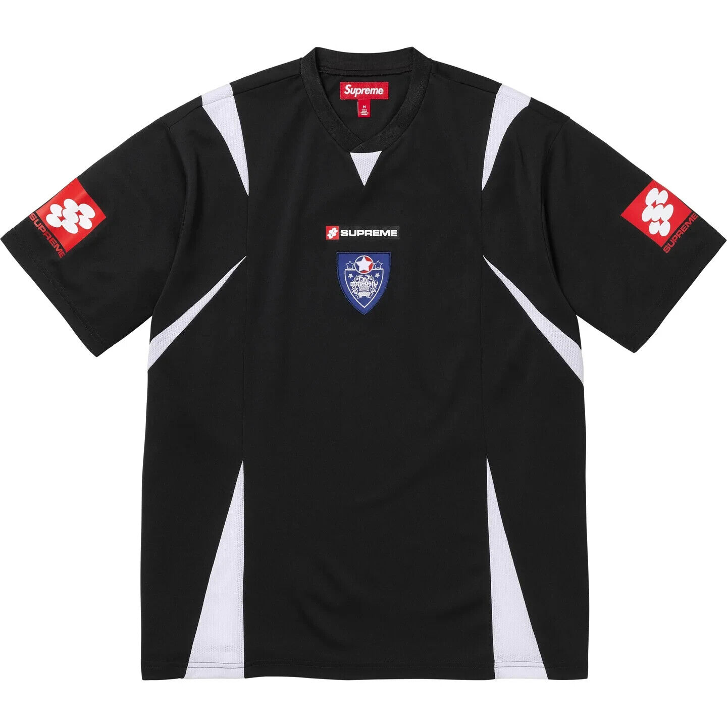 Supreme Crest Soccer Jersey Black Pink Green Maroon FW24 | eBay UK