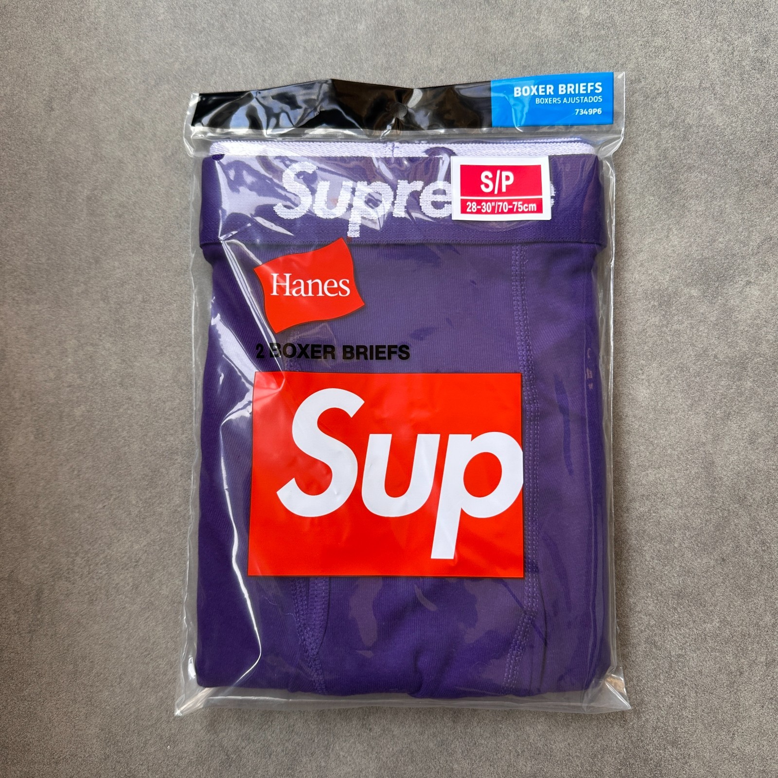 Supreme Boxer Shorts Purple Violet Men's Underwear Streetwear 2