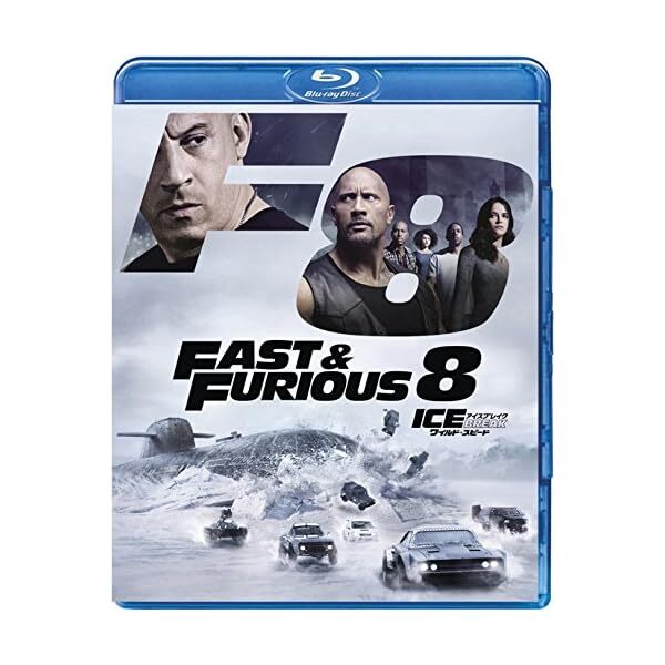 F8 Fast & Furious 8 The Fate of the Furious Movie Blu-ray JP