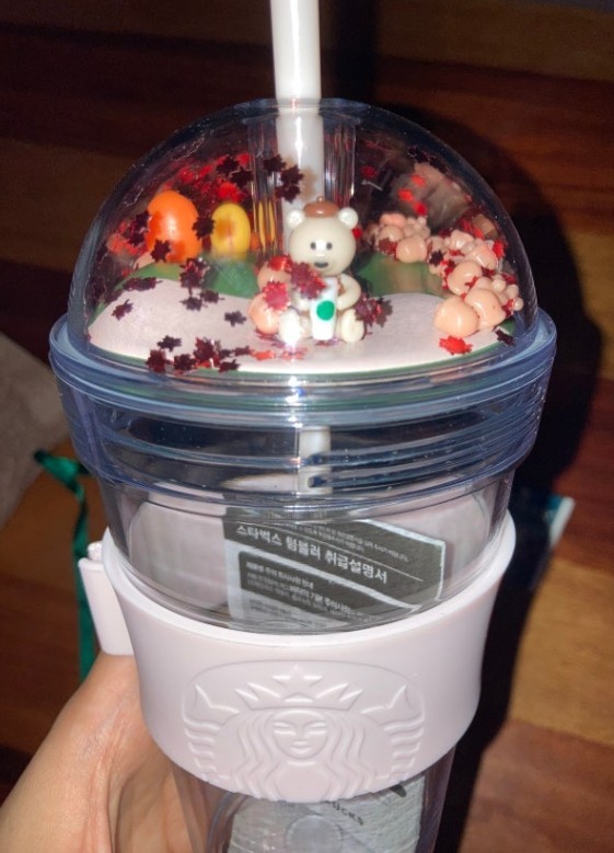 Starbucks Korea / Maple Bearister Figure Cold Cup Tumbler / 473ml / 2019