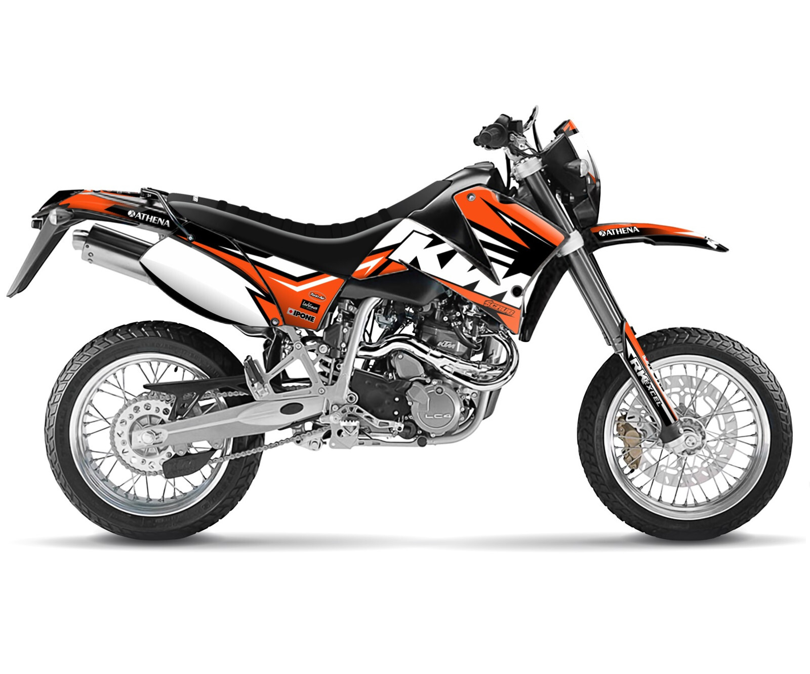 KTM graphics SMC 625 640 660 LC4 1999 2000 2001 2002 2003 2004 decal Supermoto