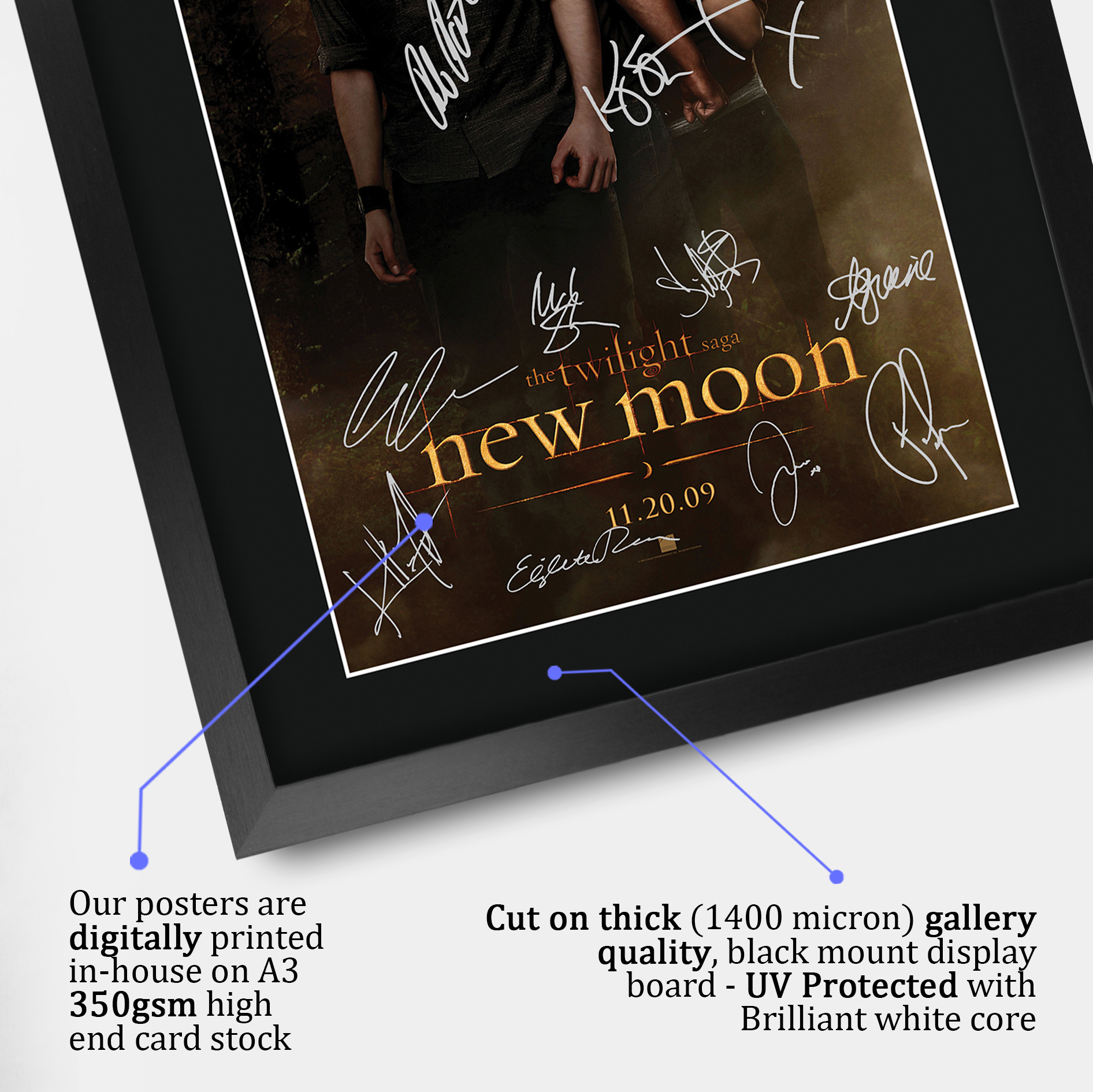 Crepúsculo Ideal Regalo Impreso Enmarcado Autógrafo Imagen para Películas Memorabilia Fans - Imagen 13 de 91