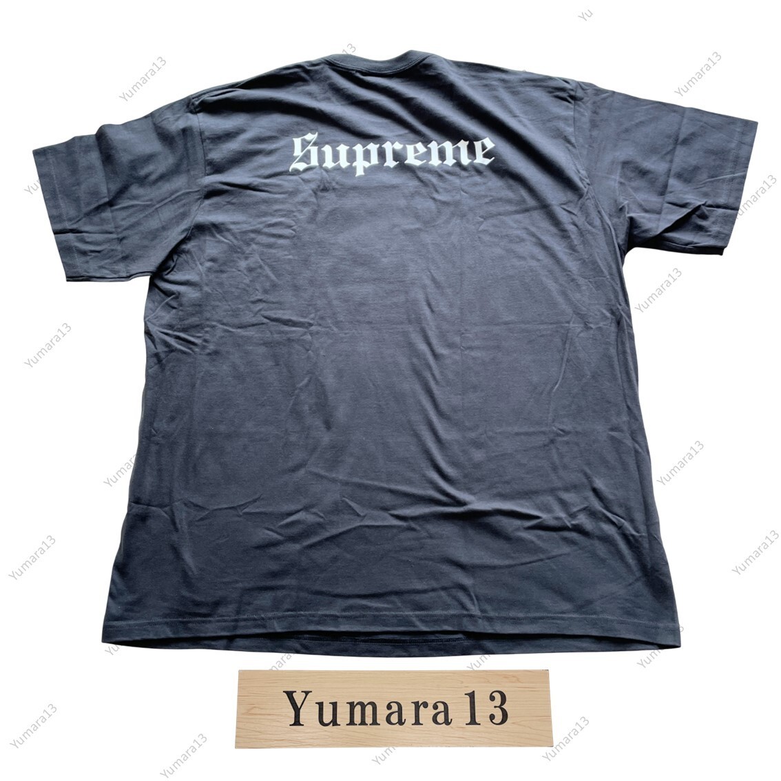 Supreme  White Tee Navy Ｌサイズ Supreme Liquid Tee Navy Men's - FW18 - US