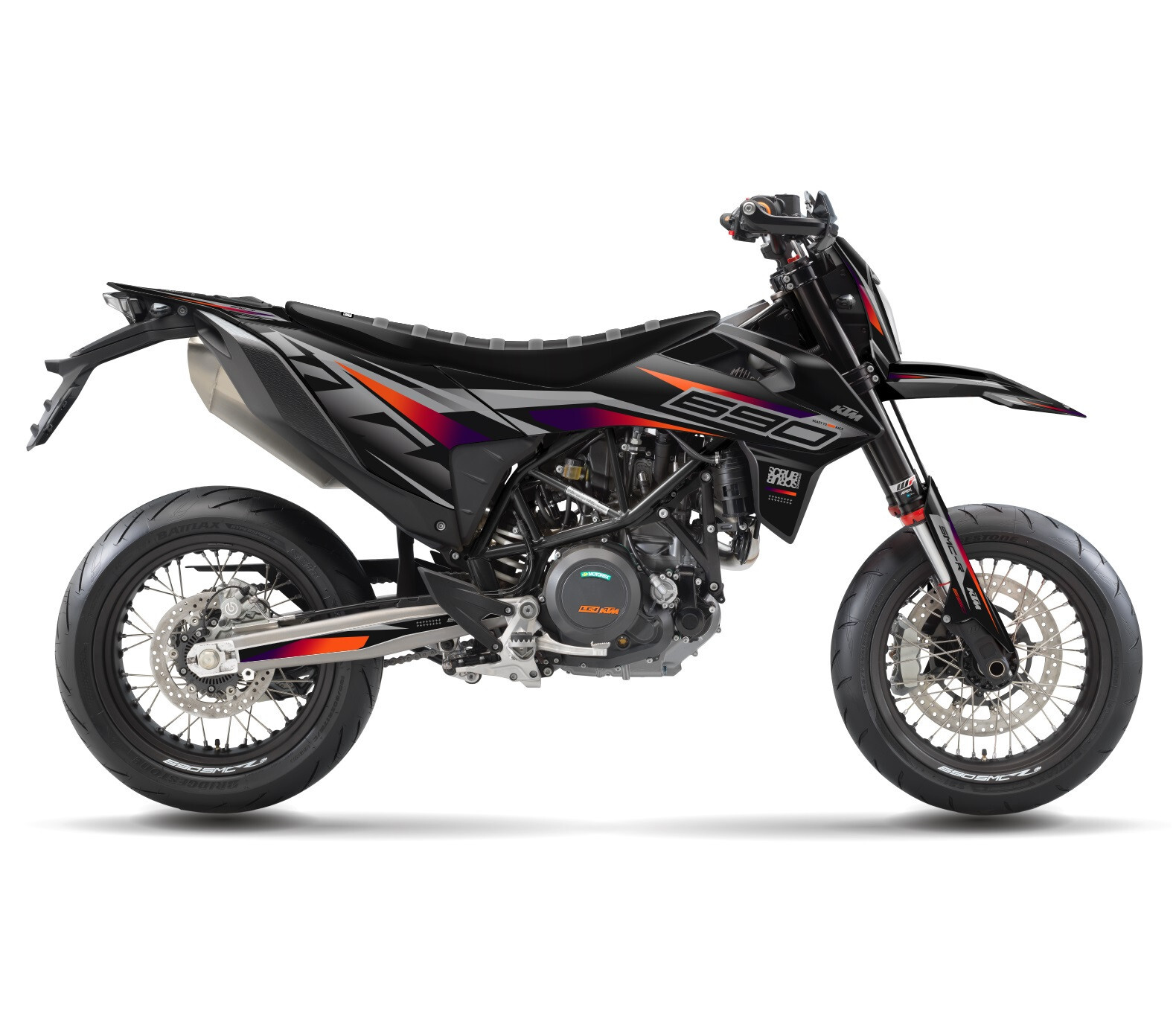 KTM graphics SMC-R 690 2019 2020 2021 2022 2023 2024 SCRUB decals Supermoto