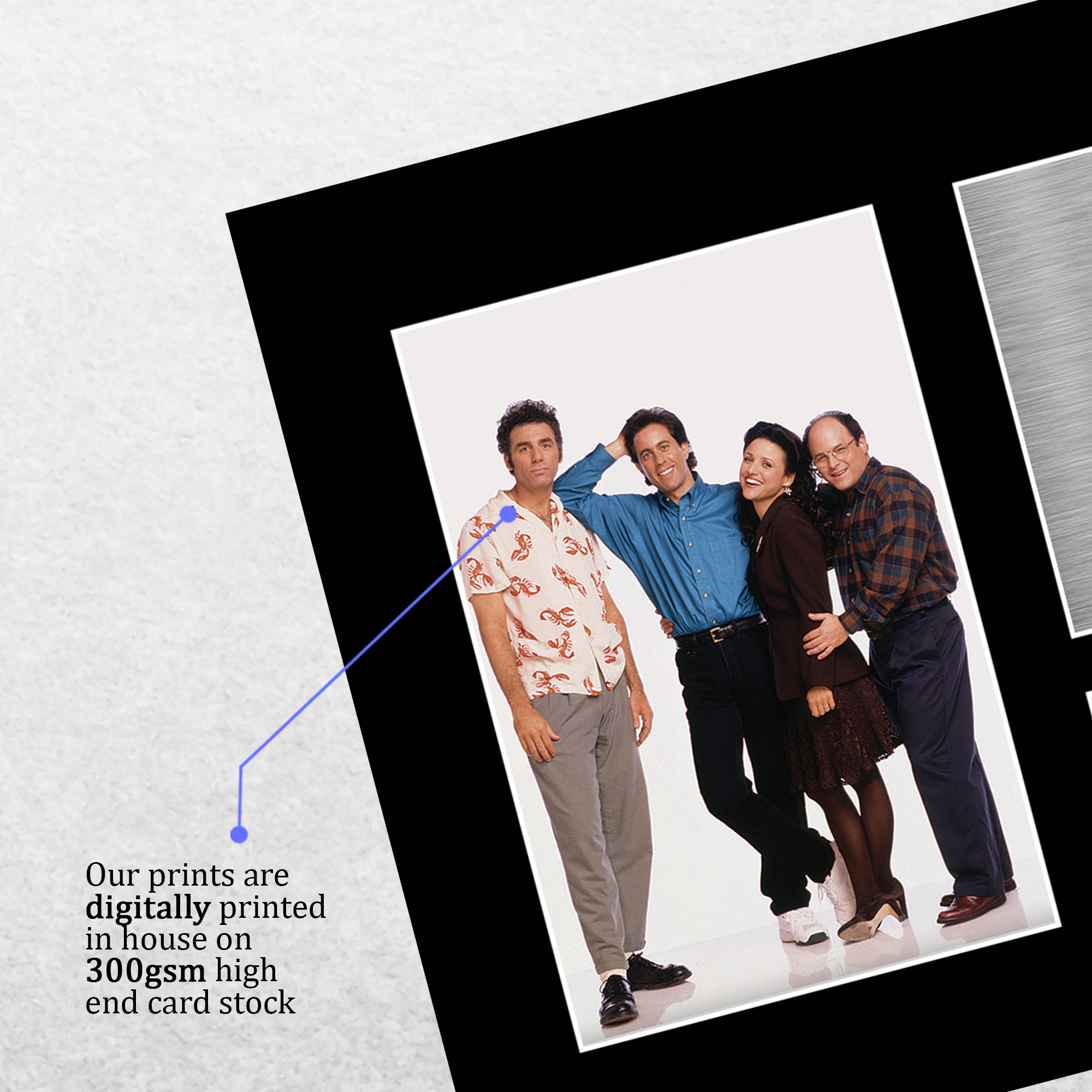 Foto autógrafa preimpresa firmada por Seinfeld A4 regalo para un fan de Seinfeld - Imagen 5 de 17