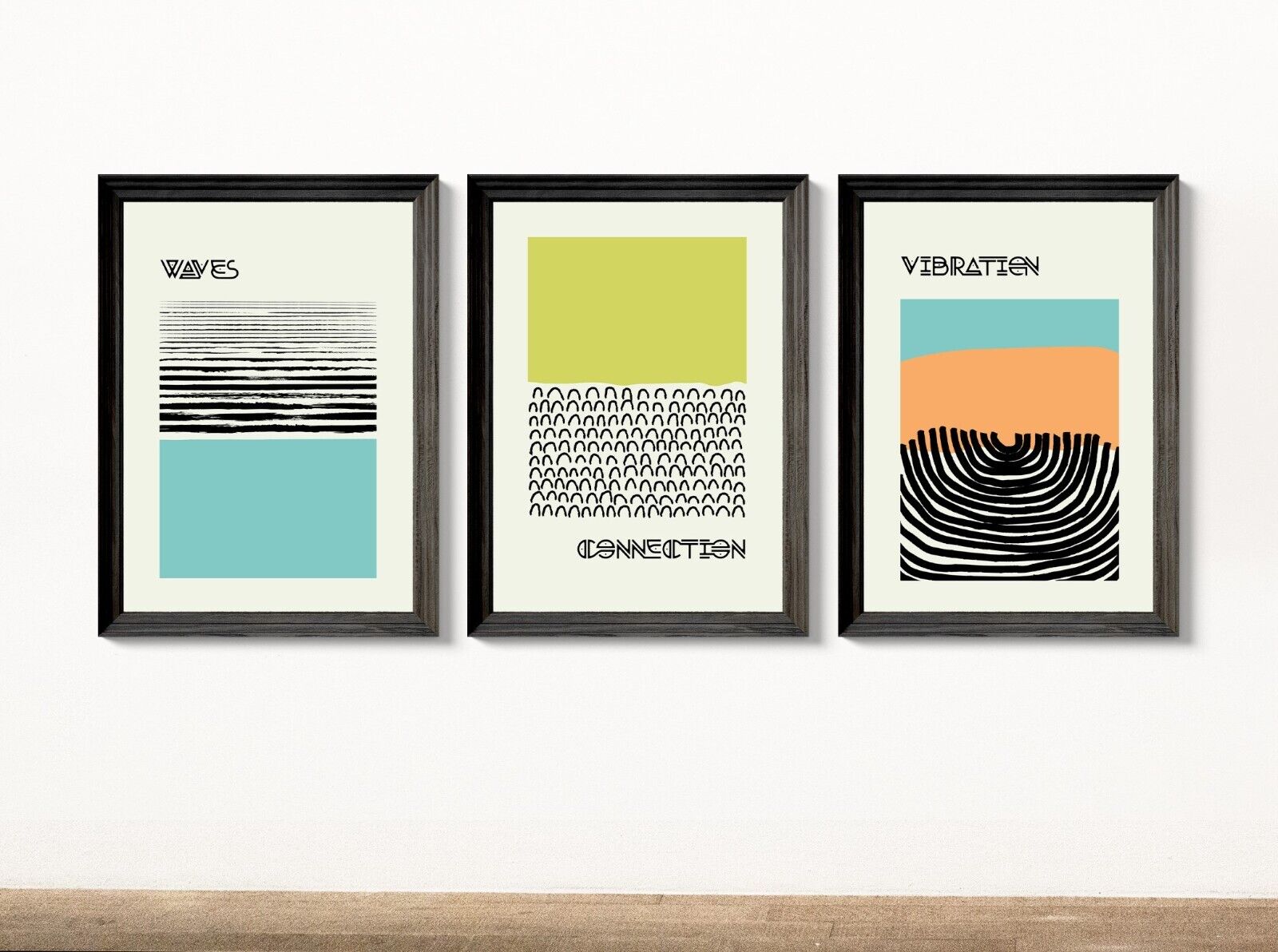 Bohemian Minimal Abstract Message Large Art Print, Wall Art, Decoration, A3+