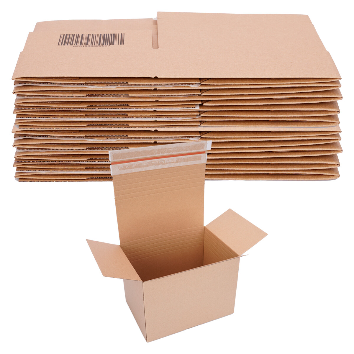 embalaje caja automática caja de envío con tapa autoadhesiva cajas de cartón