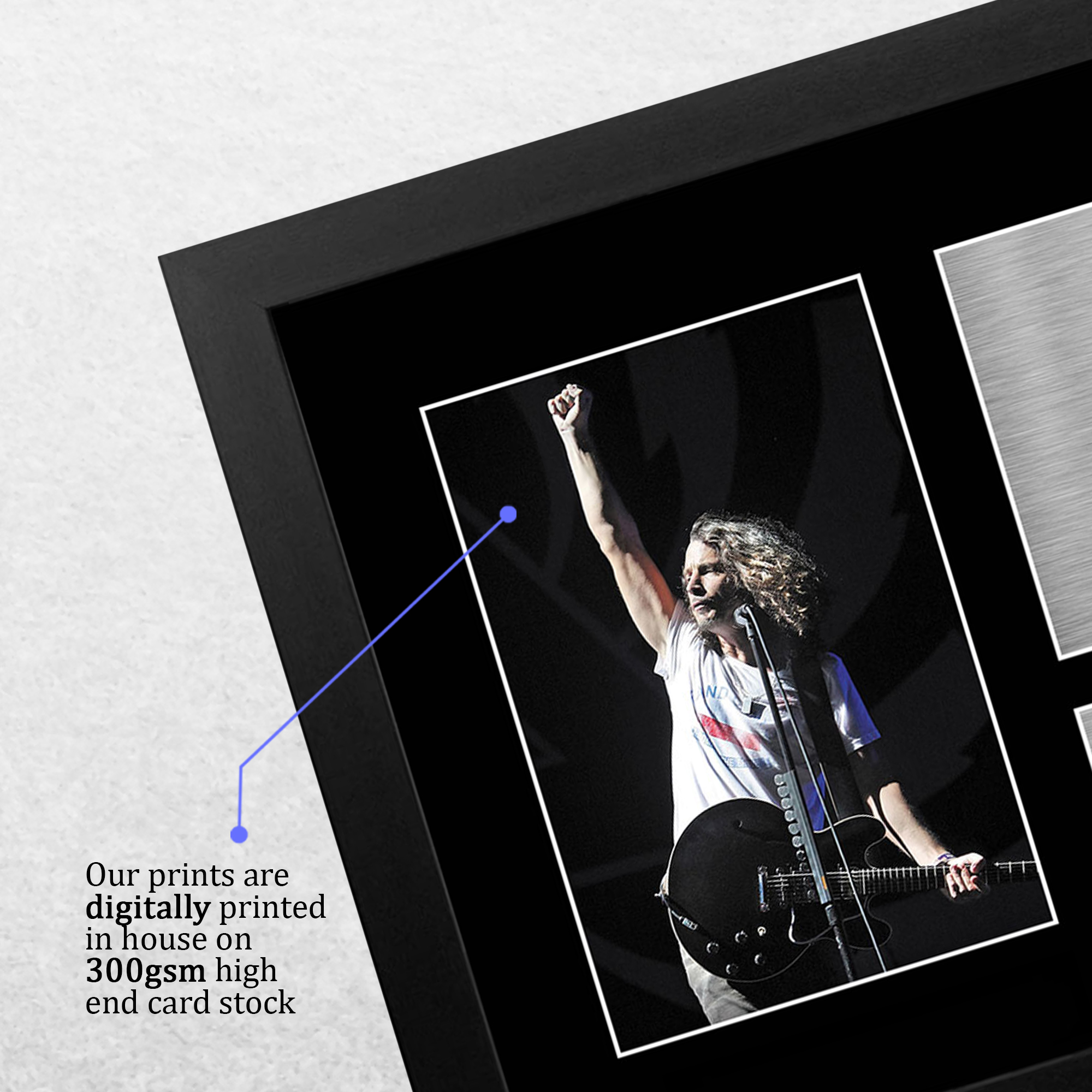 Foto A4 firmada autógrafo preimpreso de Chris Cornell regalo para un fanático de Soundgarden - Imagen 13 de 17