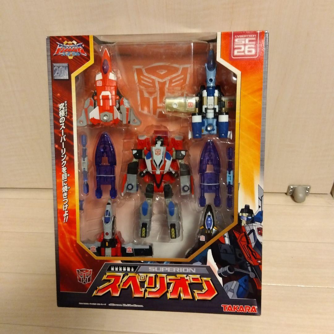 TRANSFORMERS SUPER LINK Superion Combiner Roboter ungeöffnete Figur ...
