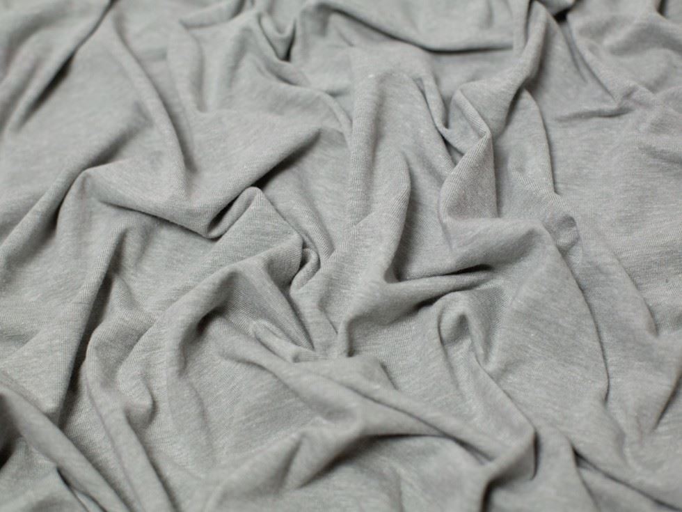 Minerva Melange Cotton Jersey Stretch Knit Fabric 150cm / 60" Wide - per metre - Picture 35 of 55