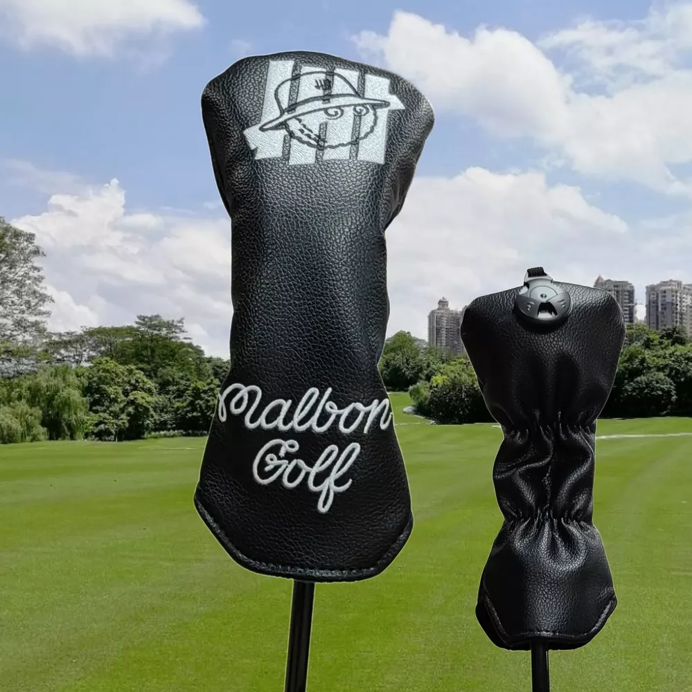 New Five bars Golf Club Cover Driver Wood Hybrid Iron Cover 135UT Black White - Picture 30 of 36