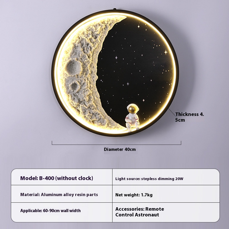 Moon Lamp Background Wall Modern Minimalist - Bild 9 von 11