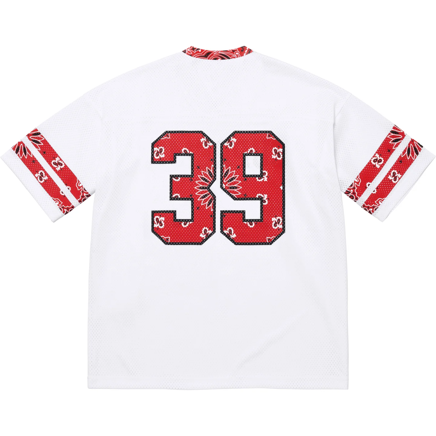Supreme Bandana Football Jersey Black White Blue 3colors SS25