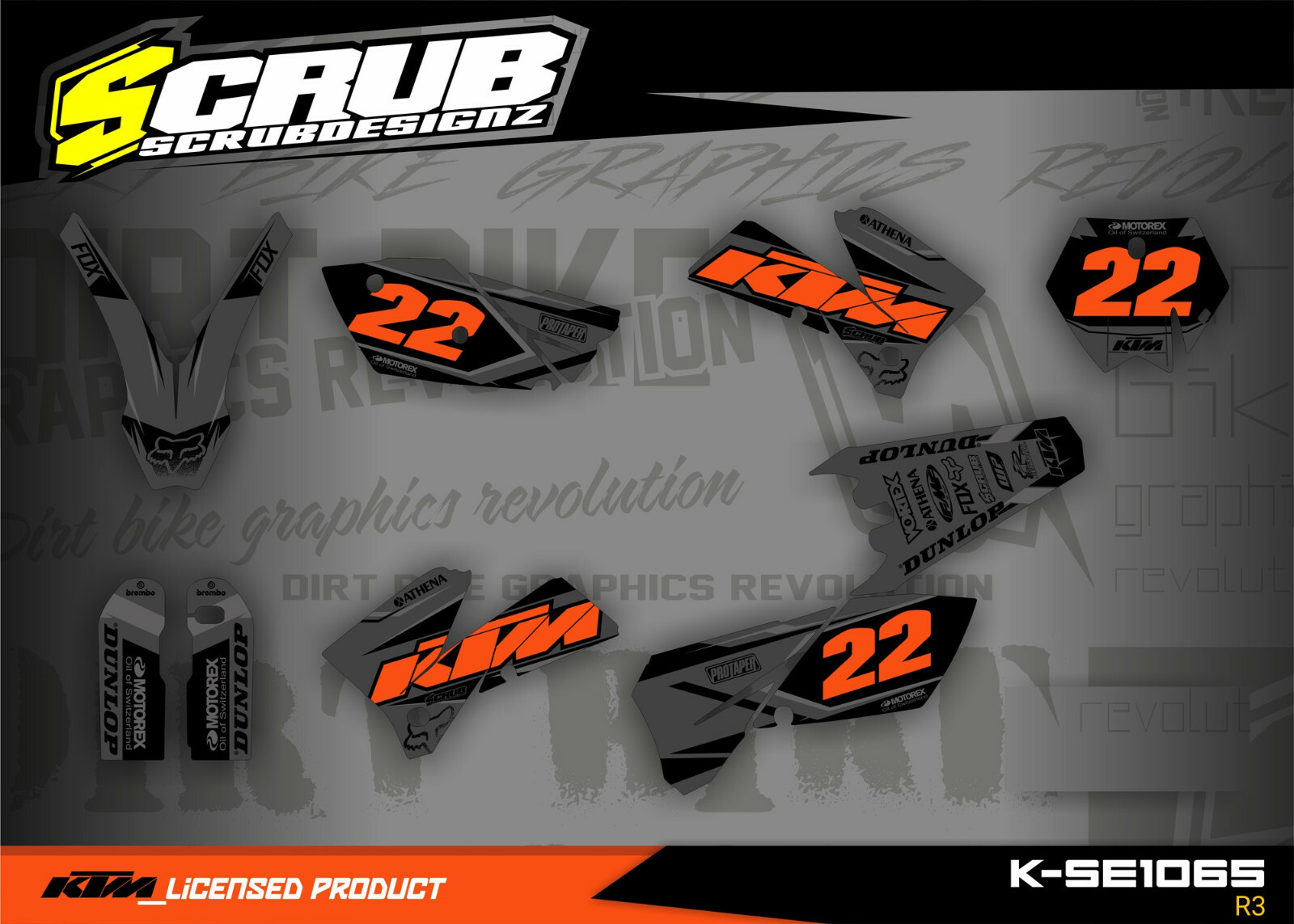 KTM graphics SX85 2006 2007 2008 2009 2010 2011 2012 decals 85 SX Stickers SCRUB