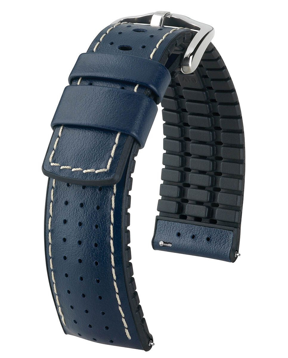 Watch strap deer tiger calfskin rubber 18 mm, 20, 21 mm, 22 mm, 24 mm DE