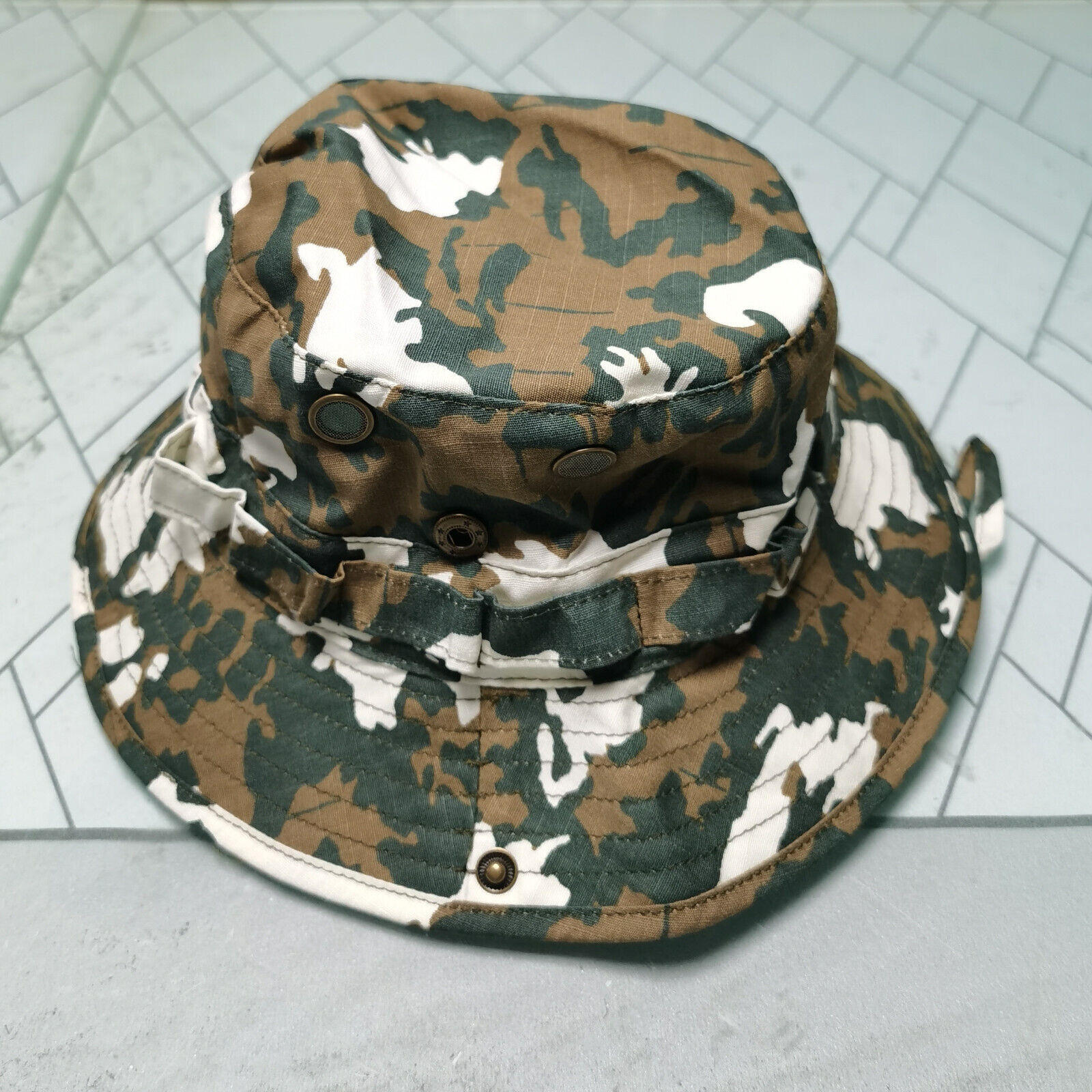 Tactical Hunting Camouflage Wide Brim BONNIE Hat Outdoor Camping Fishing Cap - Picture 83 of 93