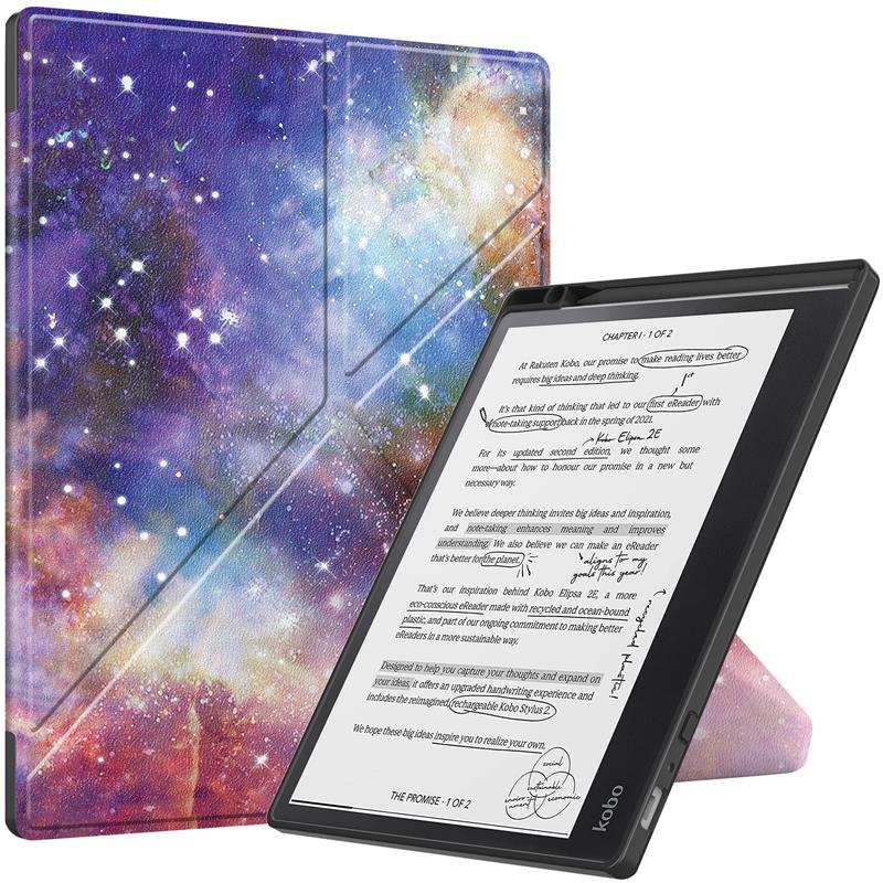Leather Case For Kobo Elipsa 2E 2023 eReader Folding Stand Cover Auto Sleep Flip - Picture 25 of 29
