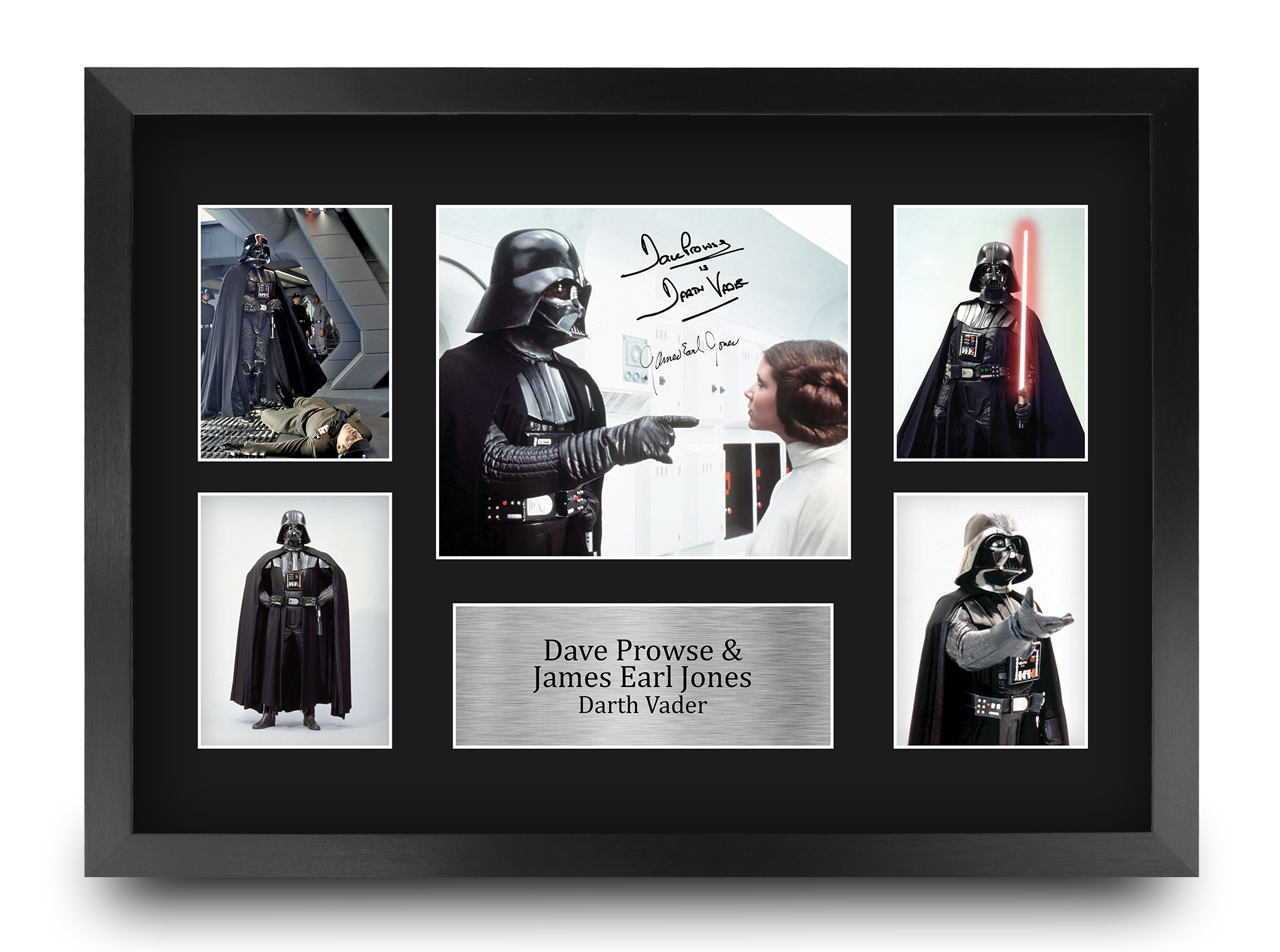 Prowse & Jones Firmado A4 Enmarcado Impreso Autógrafo Dark Vader Star Wars Impresión - Imagen 18 de 24