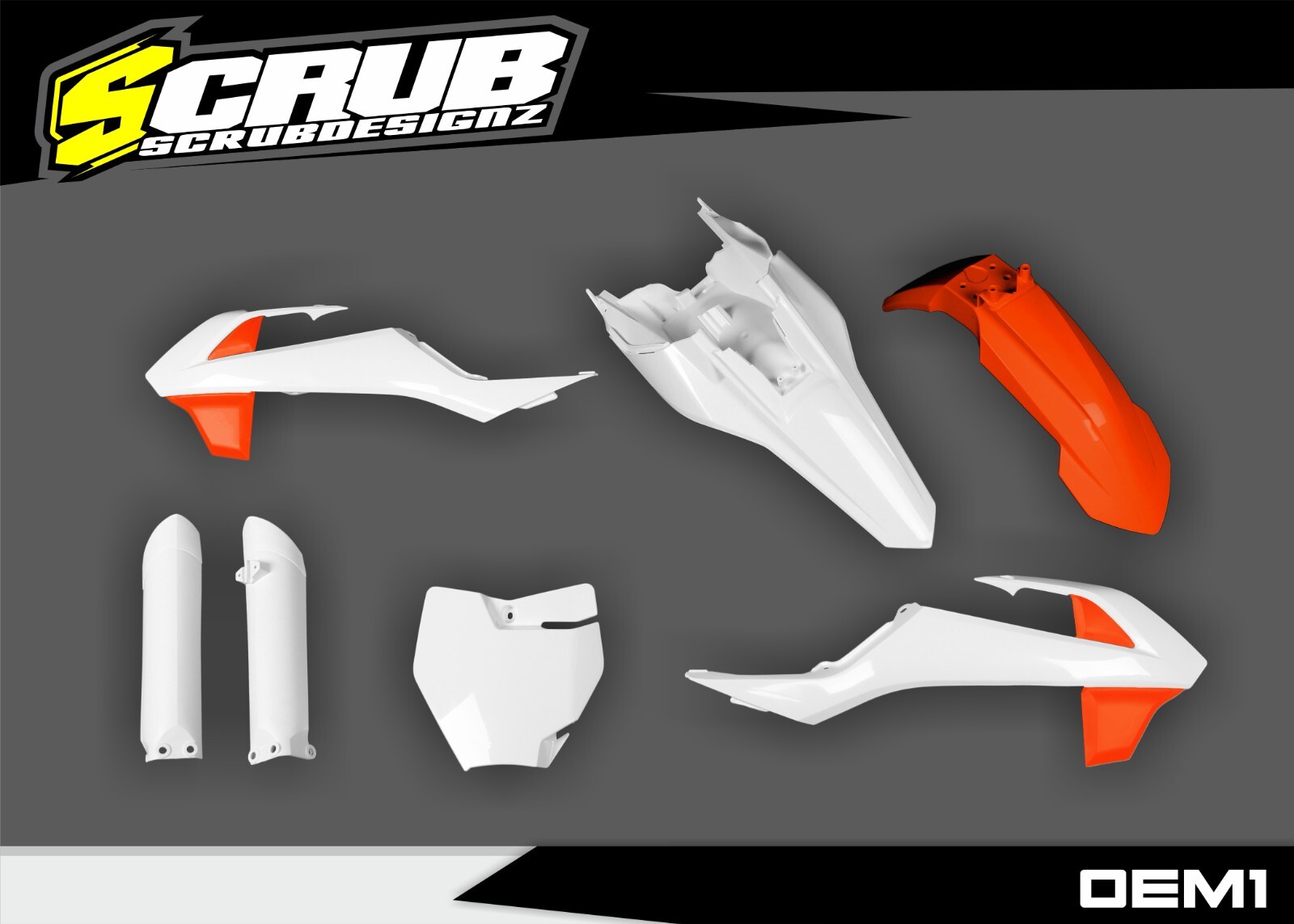 Plastics + Graphics KTM SX 65 2016-2023 Decals Stickers Race Number