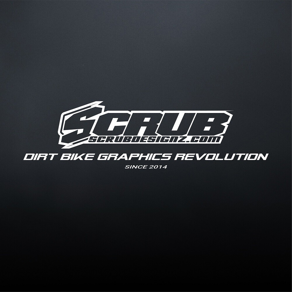 Graphics TC250 TC450 TC510 2005 2006 2007 Husqvarna SCRUB decals kit TC 250 450