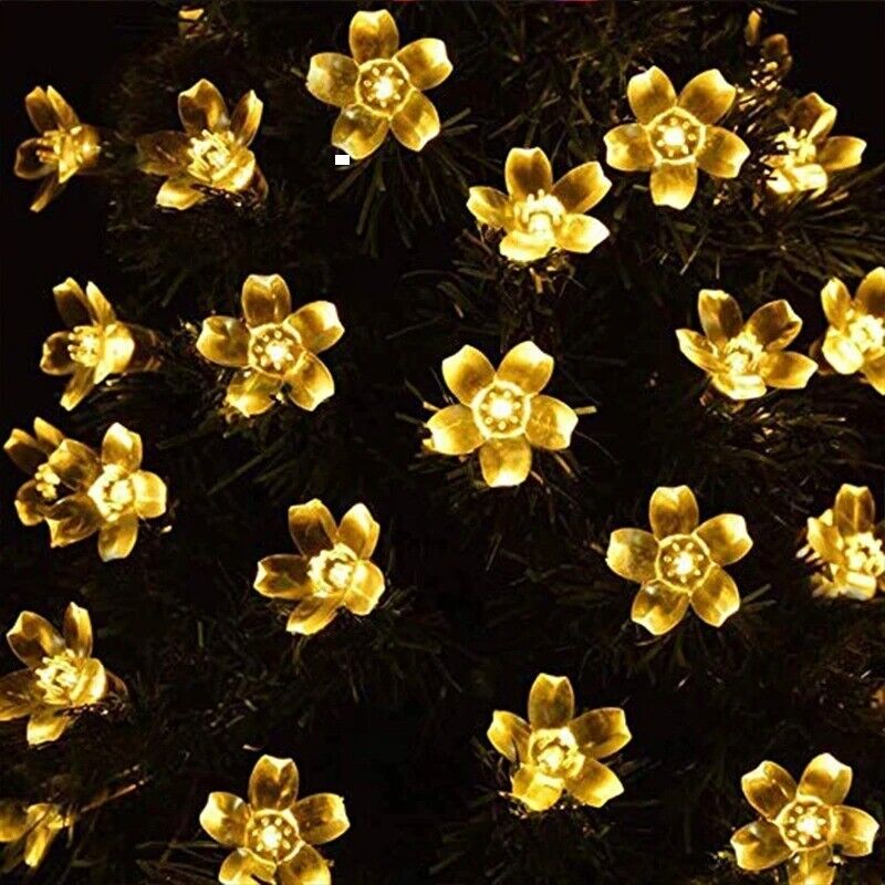 220 LED Solar Christmas String Lights Flower Fairy Garden Outdoor Party Lamp - Picture 37 of 43