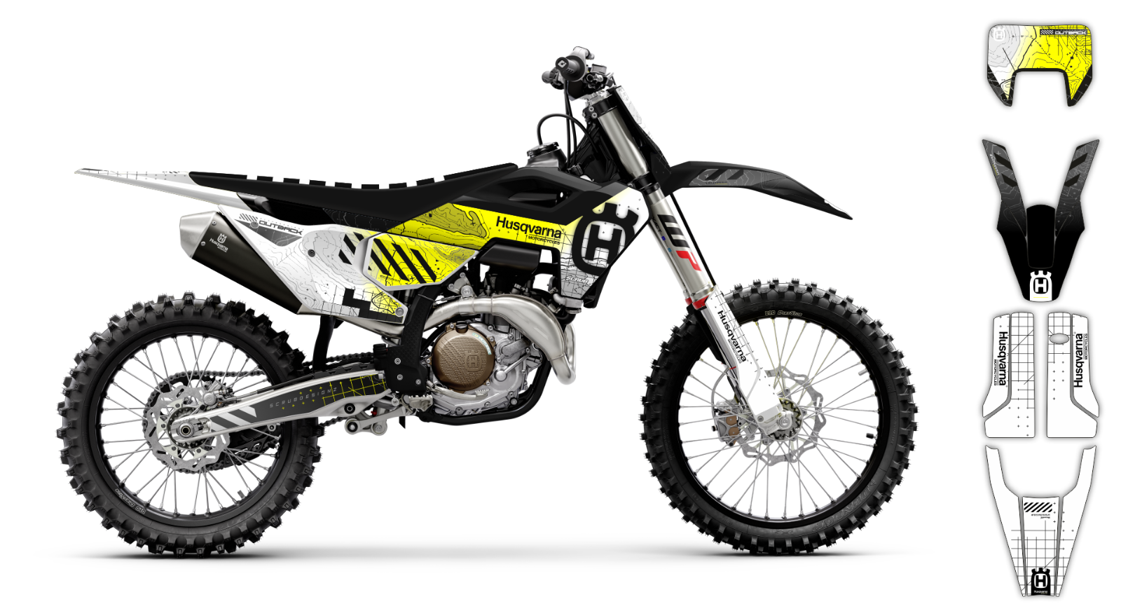 Husqvarna Graphics TE FE 150 250 300 350 450 501 - 2024 -  2025 Decals Stickers