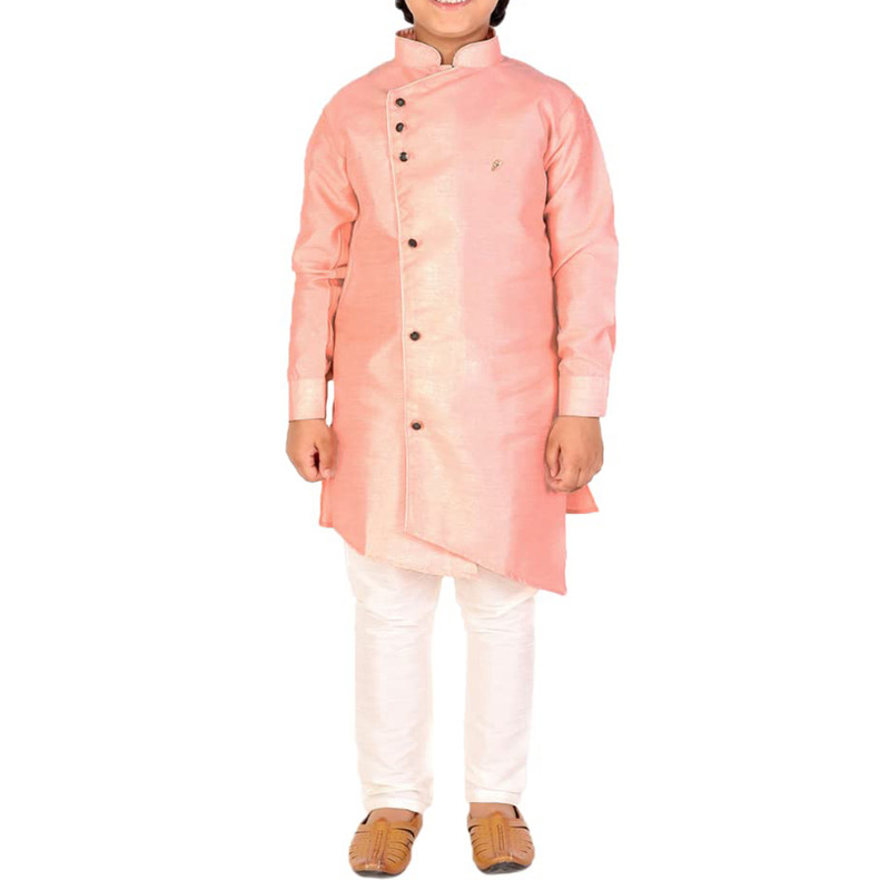 Kids Boys Kurta Pajama Set Stylish Wedding Sherwani Festive & Party Ethnic Wear - Picture 67 of 74