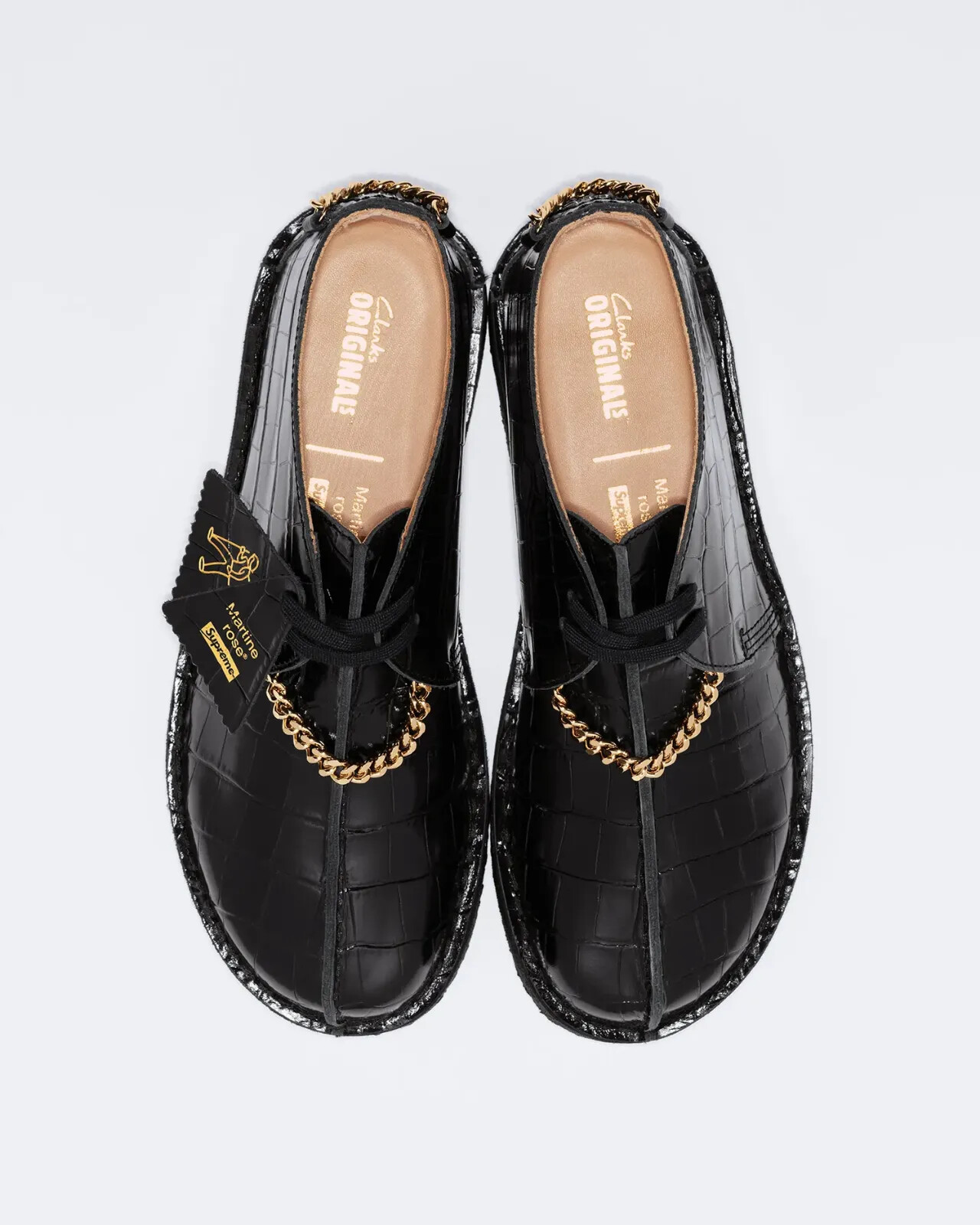 Supreme × Martine Rose × Clarks Desert Trek Black Brown Green