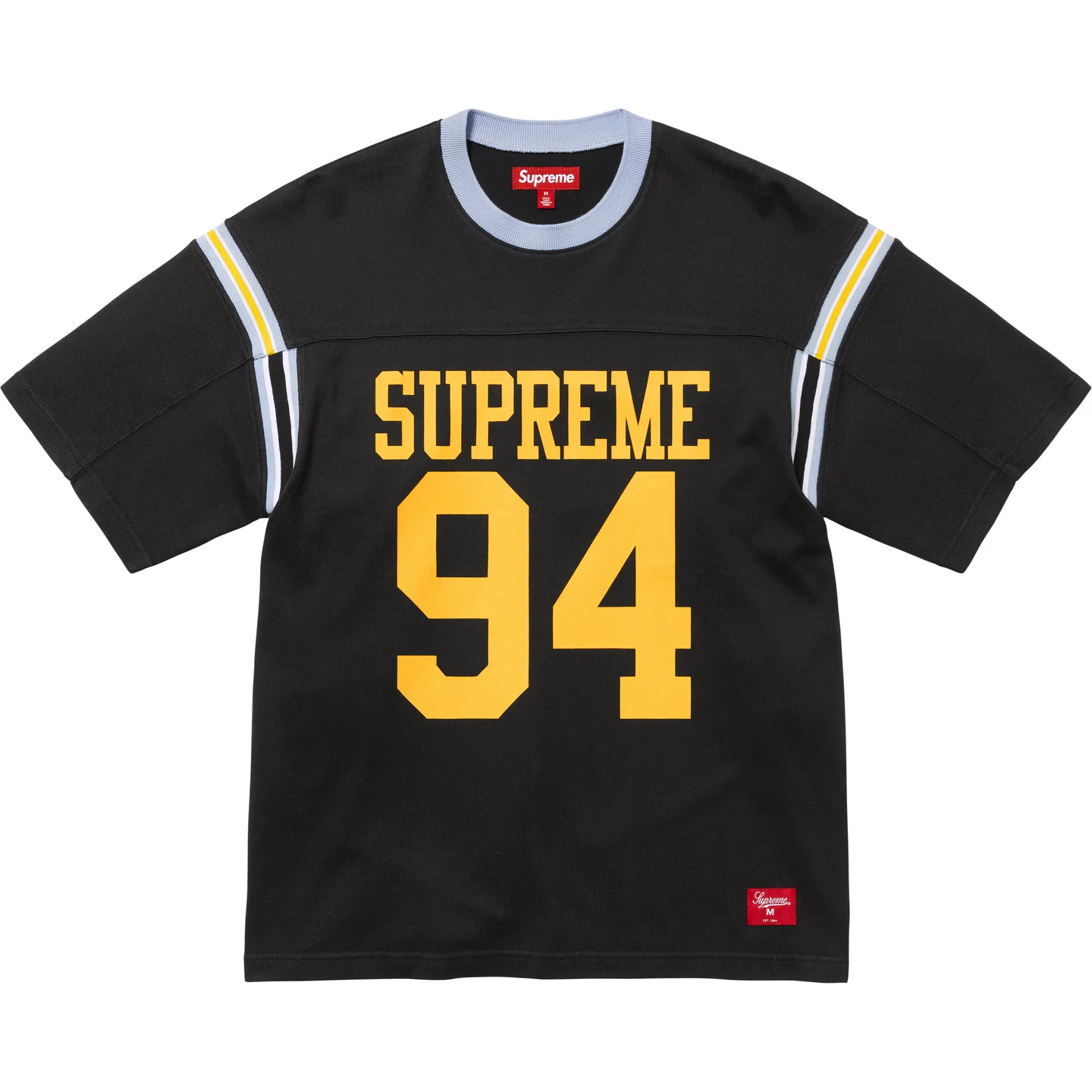 Supreme Split S/S Football Top Black Green Purple 3colors