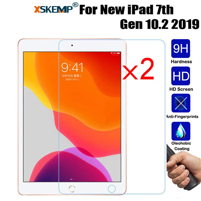 2PCS Tempered Glass Screen Protector Clear For iPad 10th 9th 8th 7th 6 5th Gen - Picture 16 of 19