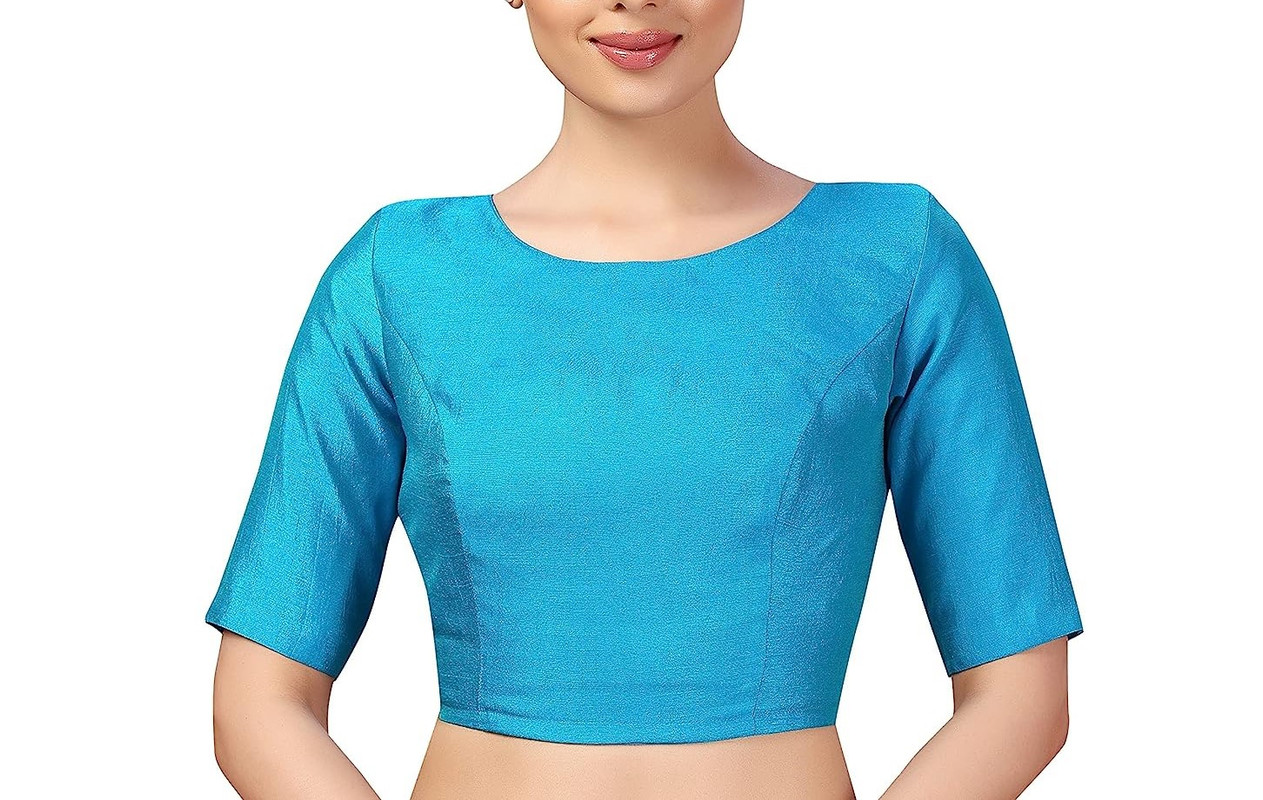 Women's Blouse Designer Beautiful Lehenga Crop Top Party Wear Choli Saree Blouse - Picture 25 of 146