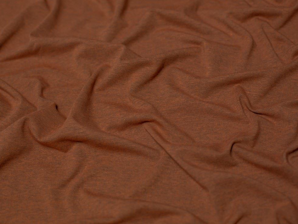 Minerva Melange Cotton Jersey Stretch Knit Fabric 150cm / 60" Wide - per metre - Picture 10 of 55