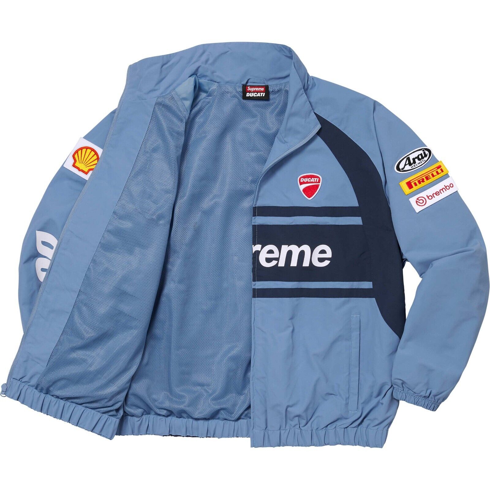 Supreme x Ducati Track Jacket シュプリーム Supreme x Ducati Track Jacket 'White Red' – What's Your Size UK