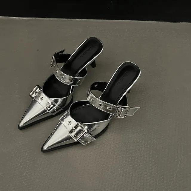Women's Summer Slippers Mules Designer Shoes Heels Sandals Luxury