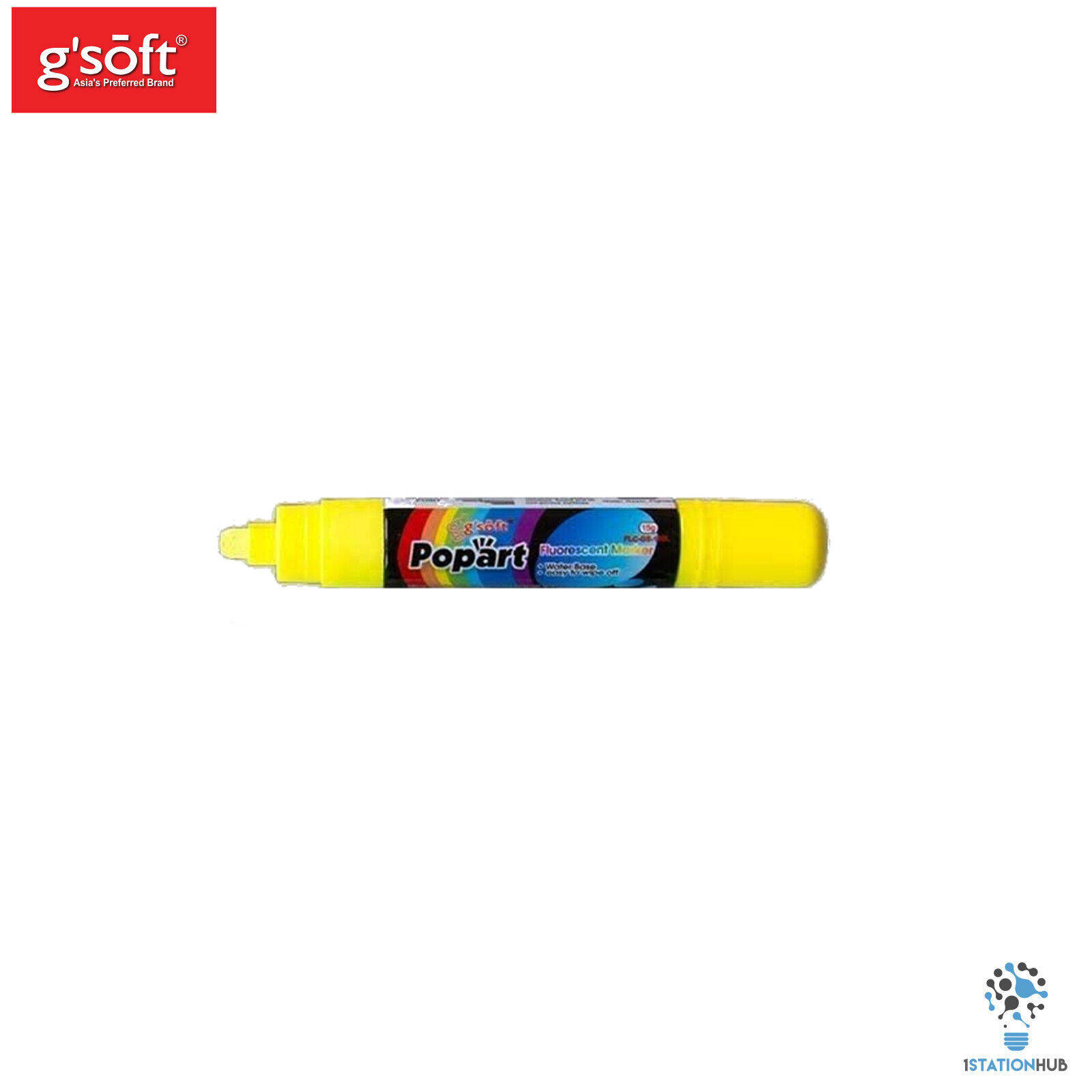G'Soft Popart Fluorescent Marker Set | 10mm | Liquid Chalk | Decoration Sign