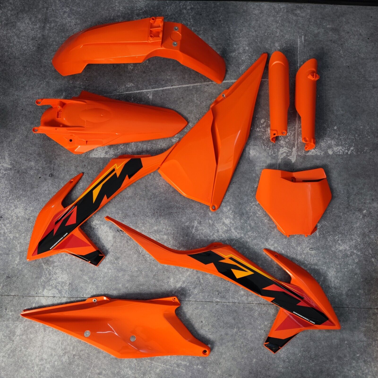 Plastics + Graphics KTM SX SX-F XC XC-F 2019 2020 2021 2022 Restyle decals